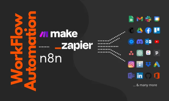 Workflow automation with Make, Zapier, and n8n